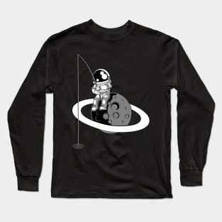 Astronaut Fishing Long Sleeve T-Shirt